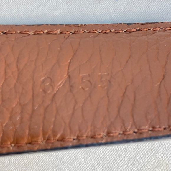 Jos A Bank Black Belt Mens 34 Waist Croc Embossed Leather - Picture 14 of 14